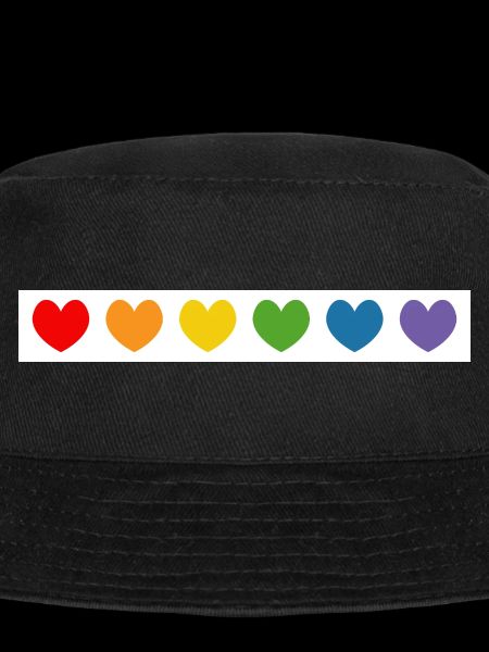 Rainbow Hearts Pattern