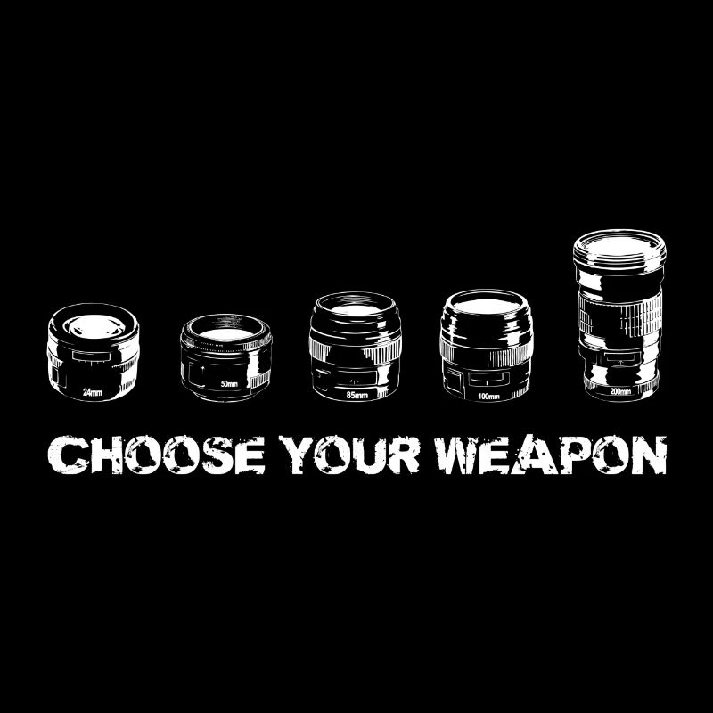 Choose Your Weapon! (white)