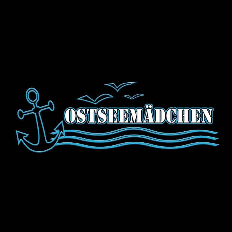 Ostseemädchen blau |Yolo-Artwork