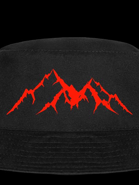 Bright red mountain!