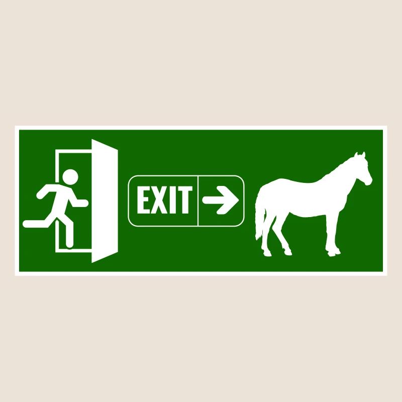 Exit raus zum pferd