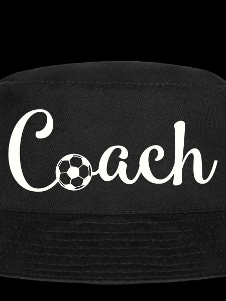 Coach Fußball Schriftlogo