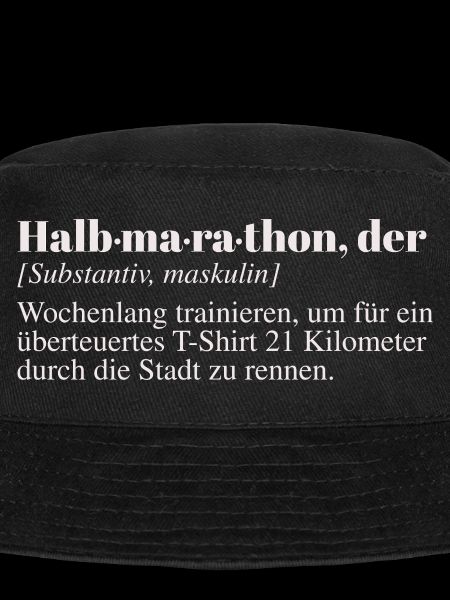 Halbmarathon Duden Spruch