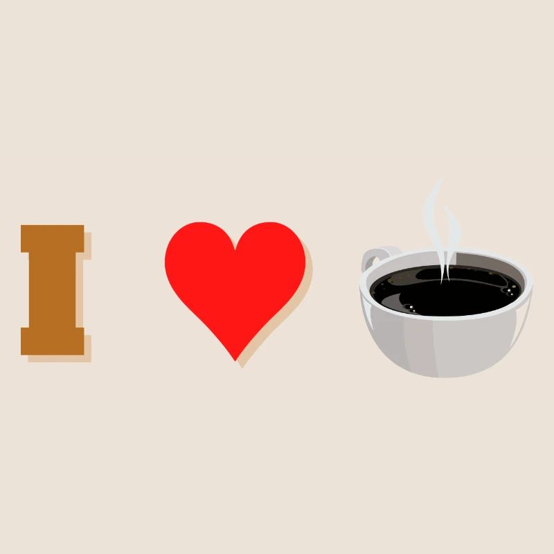 i love café