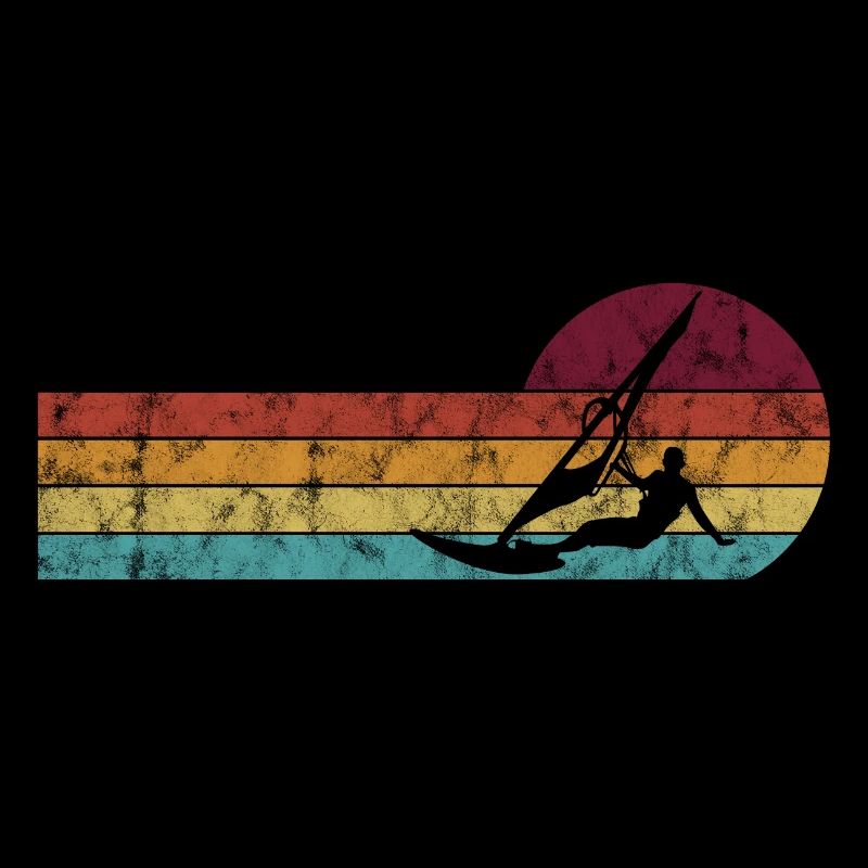 Surfing Windsurfer Windsurfing Windsurfing Retro