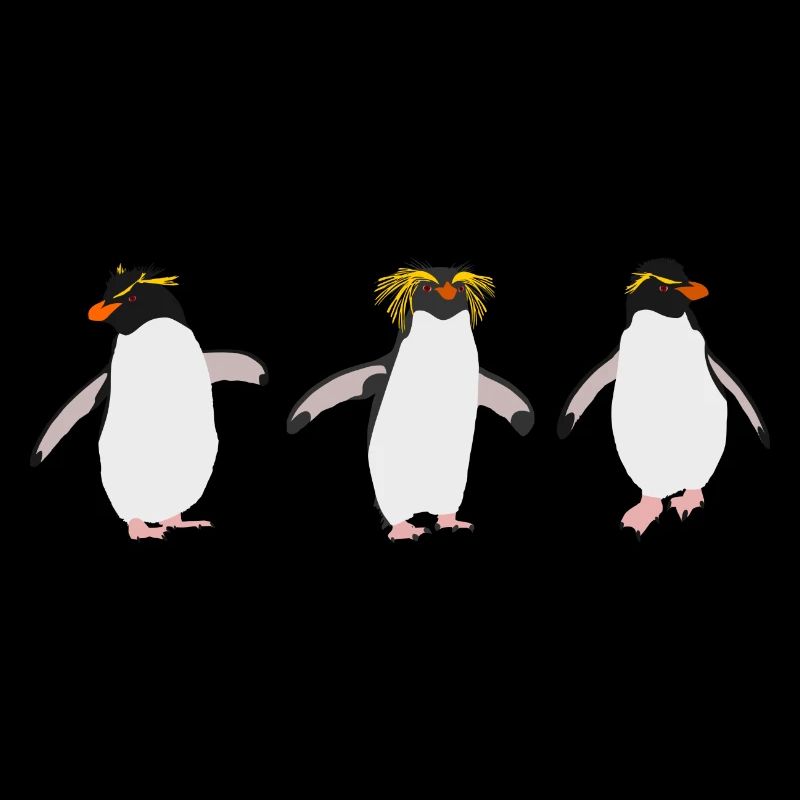 Pinguine Rockspringen (Trio)