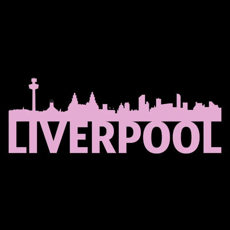 Liverpool England UK Skyline Gift Idea
