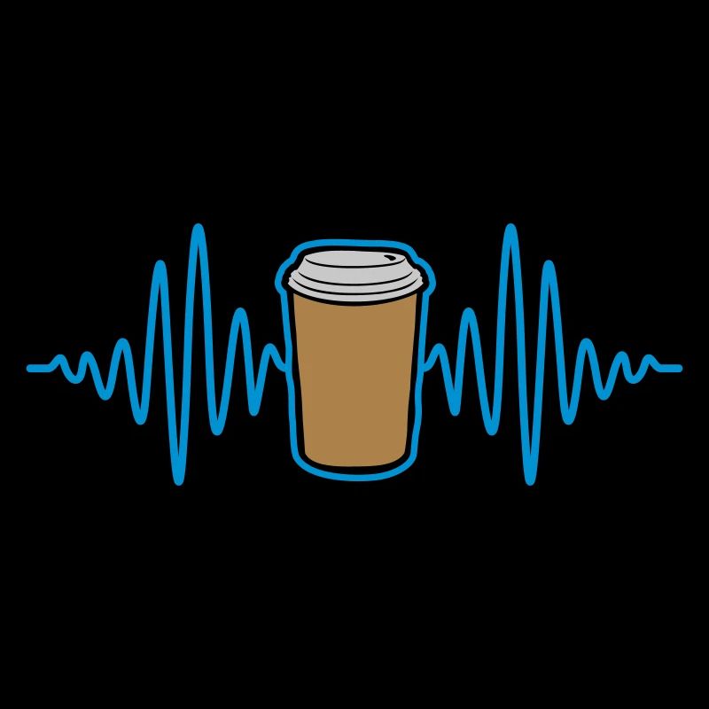 Frequenz Kaffee Becher unterwegs