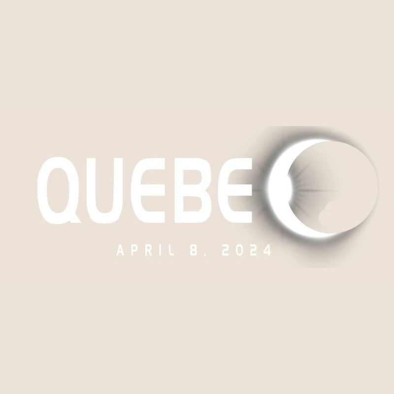 Quebec Canada Eclipse Souvenir April 8th 2024