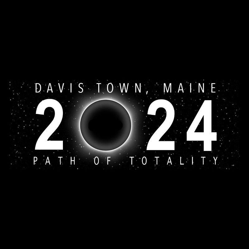 Eclipse solaire Davis Town Maine 8 avril 2024