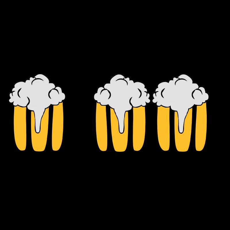3 Biergläser
