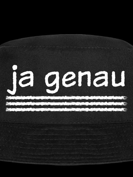 ja genau (white)