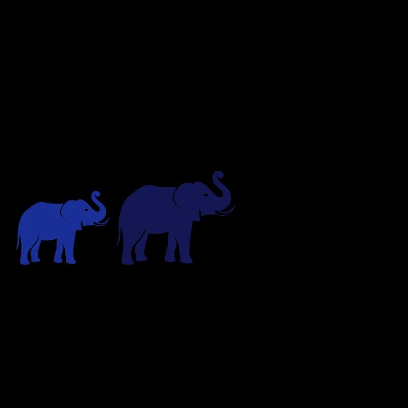 famille d'éléphants