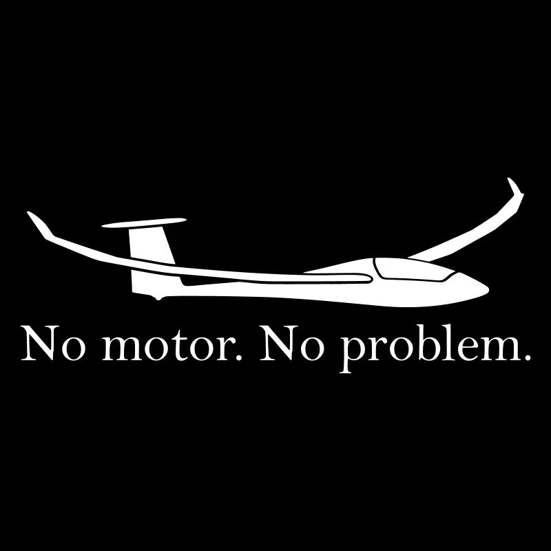 No motor glider saying glide funny