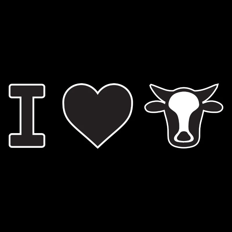 J'aime les vaches - vache