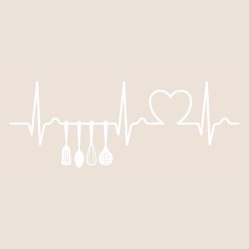 ECG Curve - Heart Curve - Kitchen - Kitchen Appliance