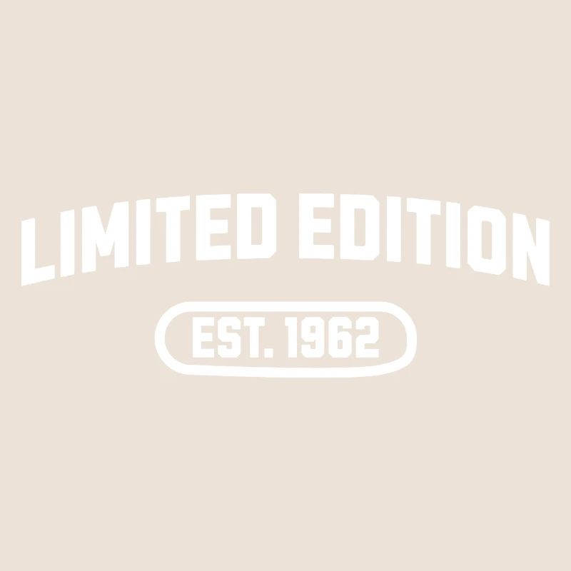 Édition limitée anniversaire 1962