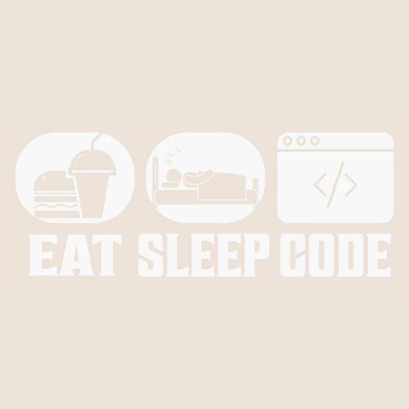 Eat Sleep Code Software Coding