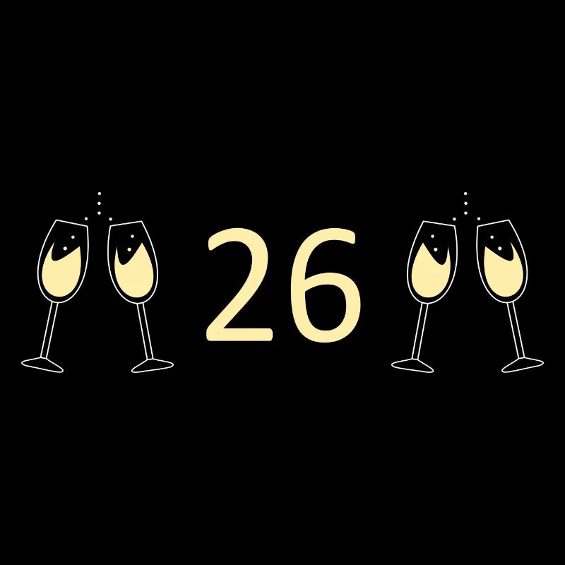 26e anniversaire 26 ans 26 ans numéro 26