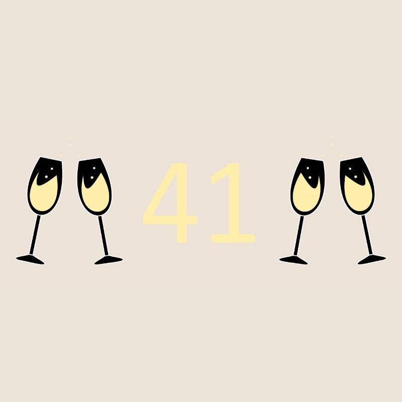 41e anniversaire 41 ans 41 ans 41 ans numéro 41