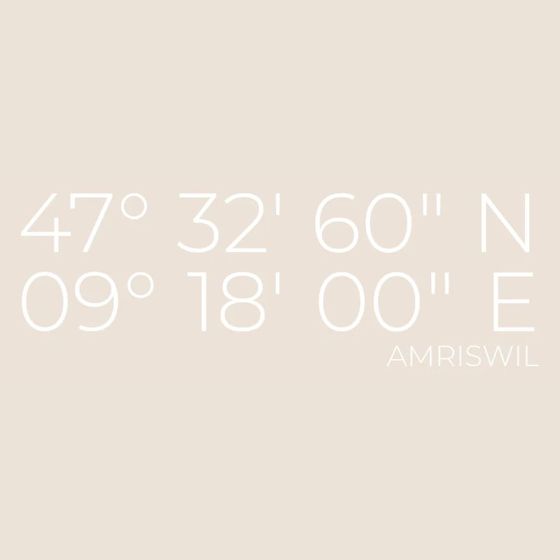 Coordinates Amriswil, Switzerland