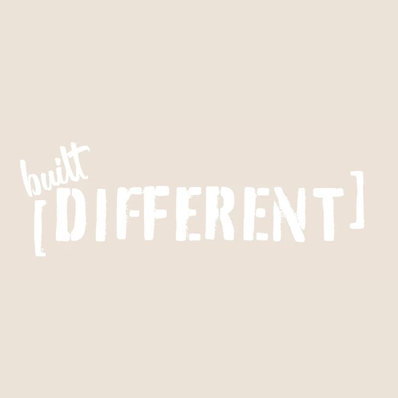 Construit différemment – Déclaration de faute de frappe Tendance