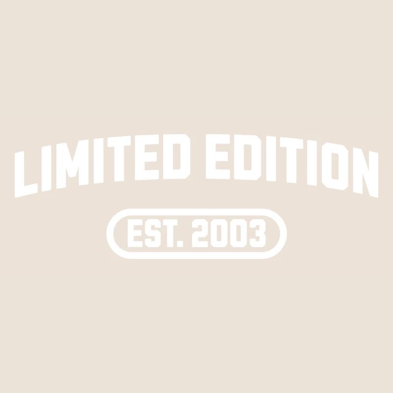 Édition limitée anniversaire 2003