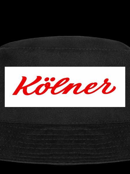 Kölner Roter Script-Logo Print