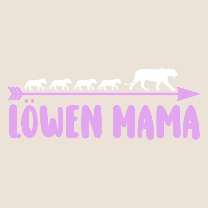 Mutter Löwen Mama
