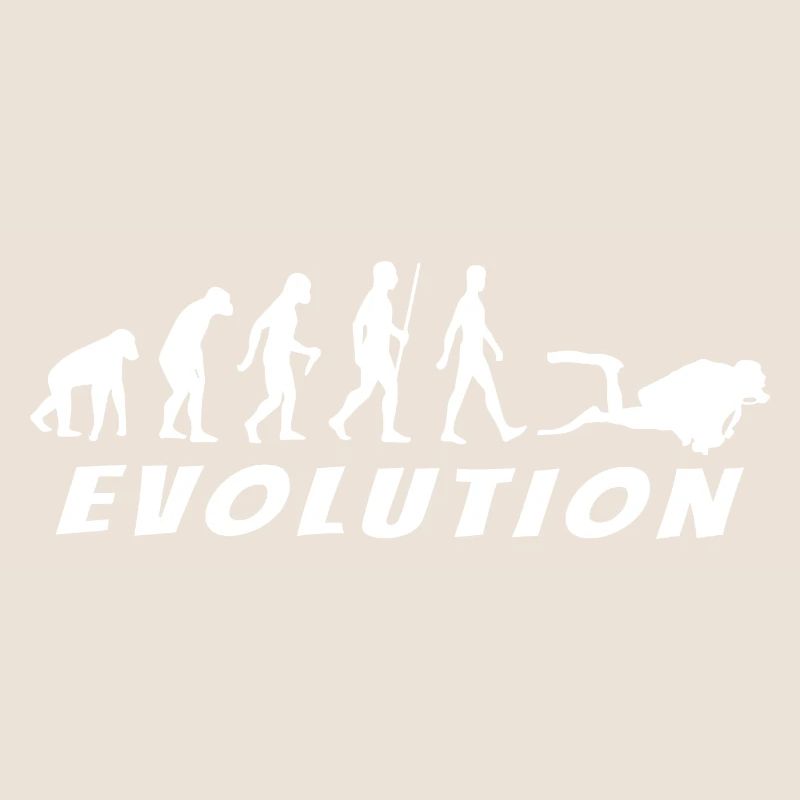 Evolution Weißer Taucher