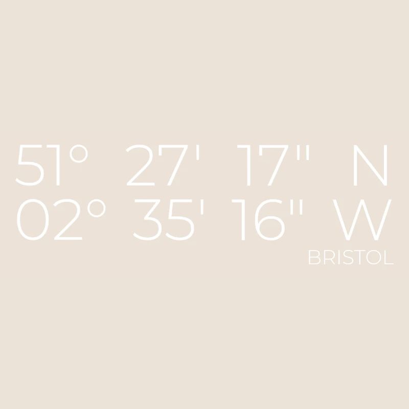 Coordonnées : Bristol, Angleterre