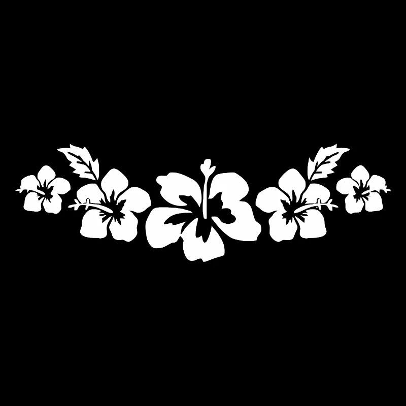 Tropical Hibiscus Floral Pattern