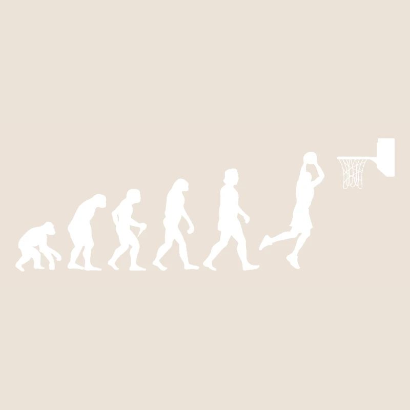 Basketball Evolution Dunk Dunking Geschenkidee