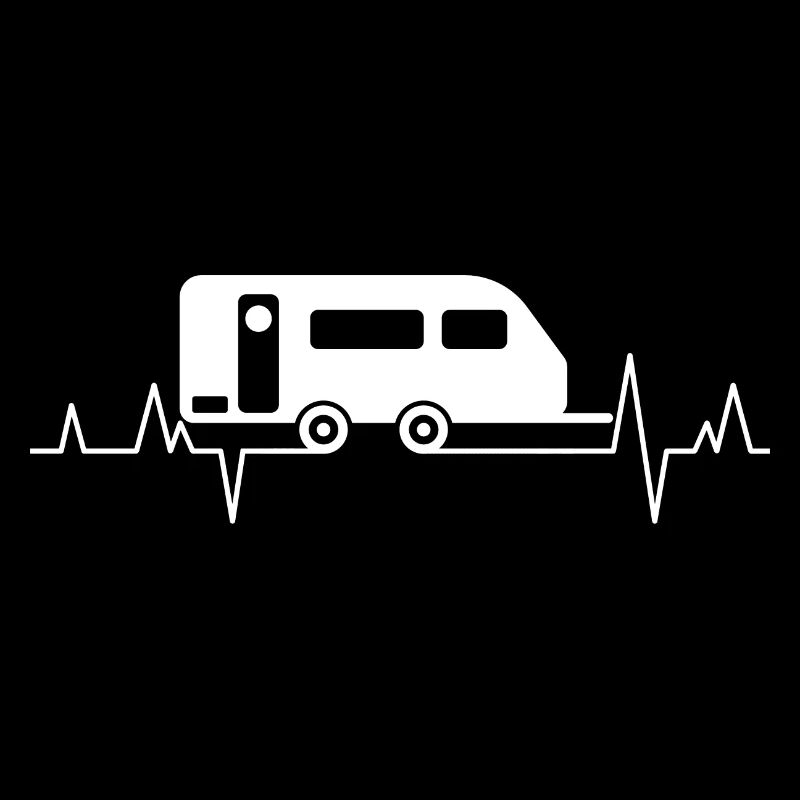 Caravan Camping Battement cardiaque ECG Électrocardiogramme
