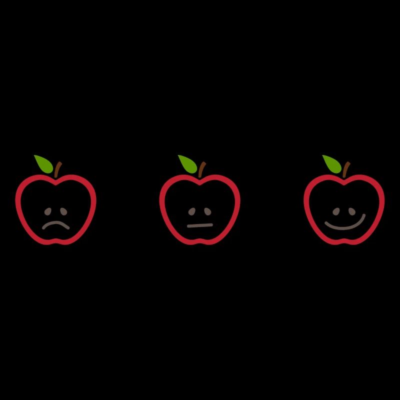 Apples with different faces