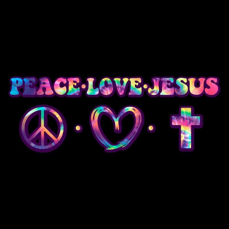 Frieden Liebe und Jesus
