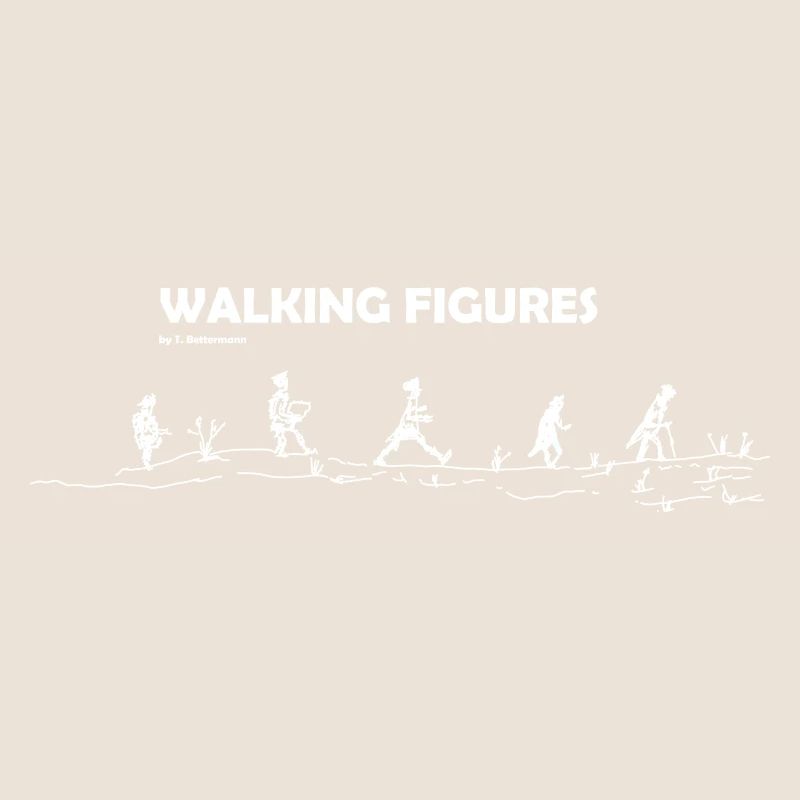 Figures de marche blanc