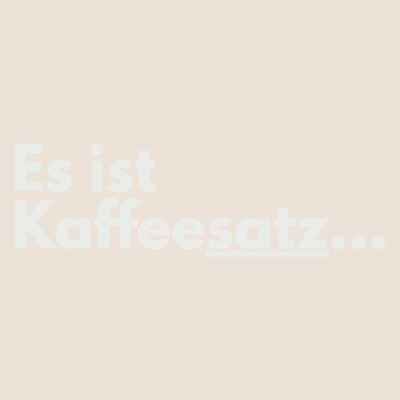 C’est une faute de conception de marc de café