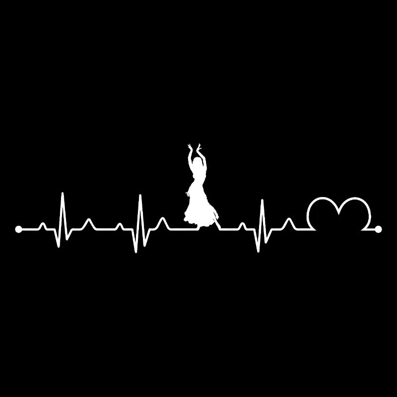 Danseuse du ventre Rythme cardiaque EKG Danseuse arabe