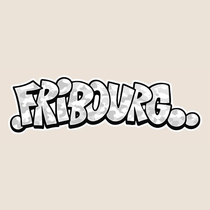 Fribourg Camo Graffiti