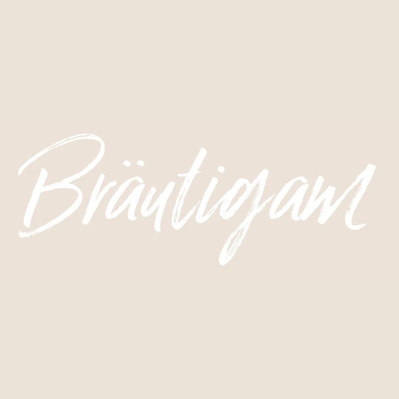 Bräutigam weiss