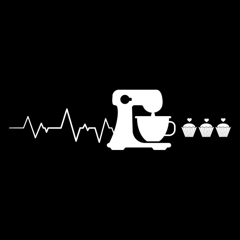 Baking Heartbeat Funny Pastry Baker Baking Gift
