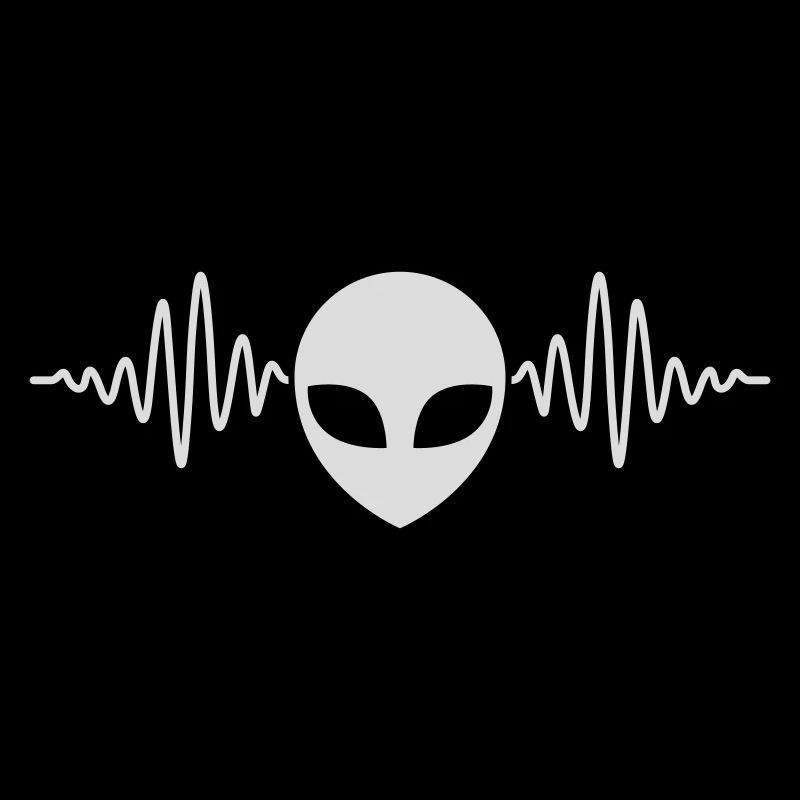 Impulsion de fréquence Tête extraterrestre