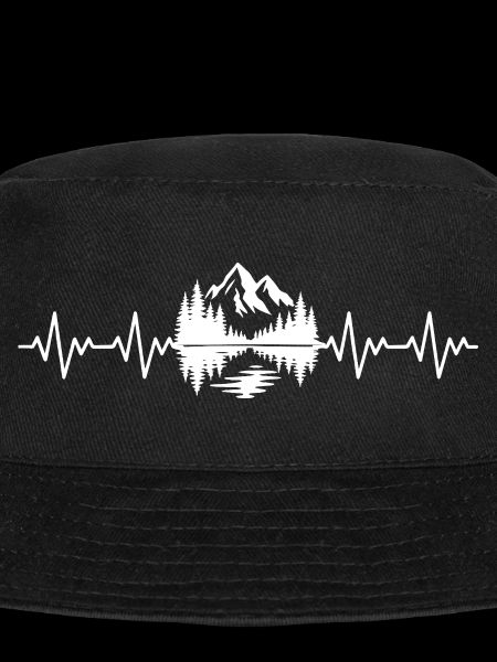 Mountains ECG heartbeat
