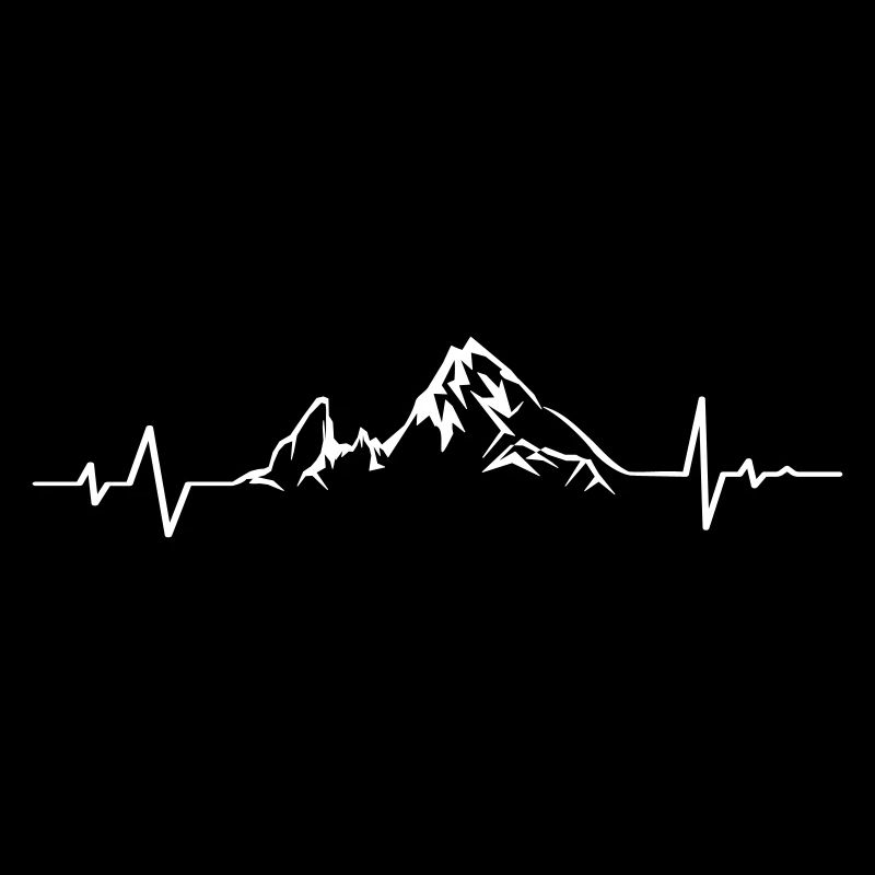 Berg Watzmann Heartbeat ECG - Couleur librement sélectionnable