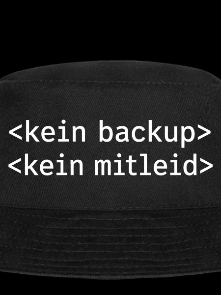 Kein Backup? Kein Mitleid!