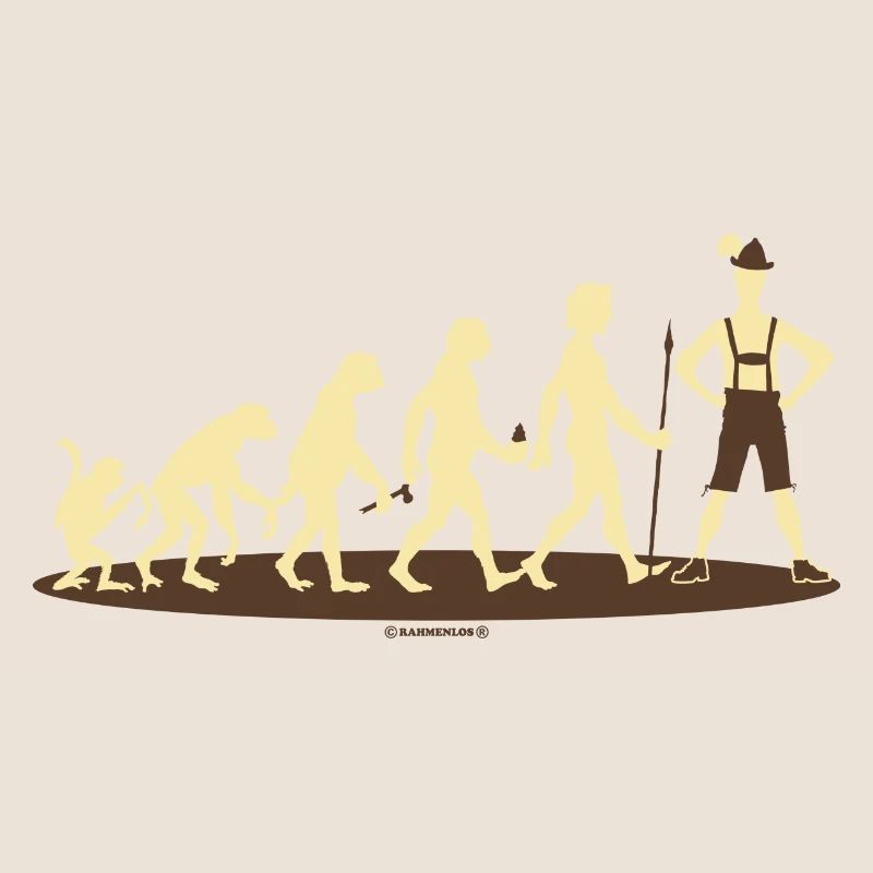 Evolution Bayer - RAHMENLOS Geschenk