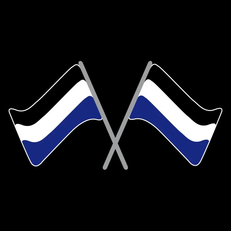 Drapeau noir-blanc-bleu | stade de football de drapeau