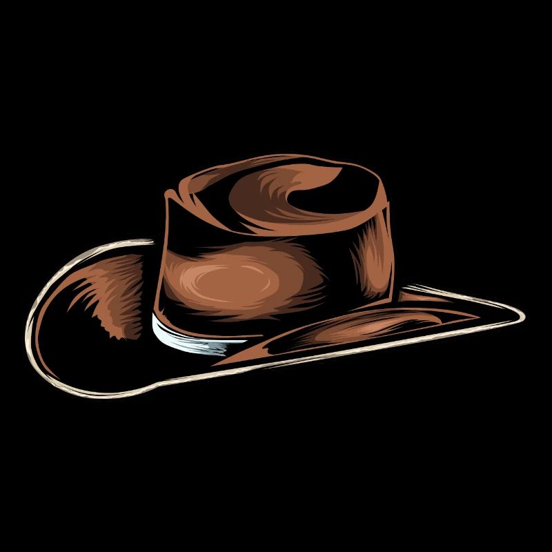 Cowboy hat drawing