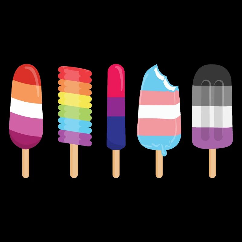 LGBT Ice Rainbow Flag Equality